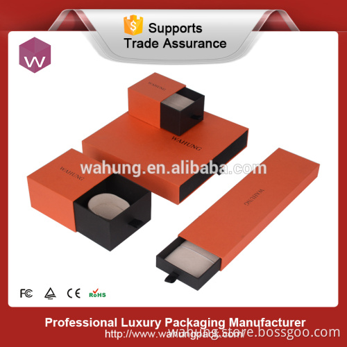 Luxury drawer paper craft jewelry box for gift